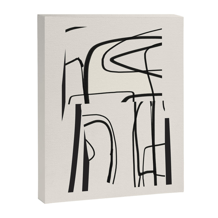Abstract line art 18 Canvas Print Gallery Image 1
