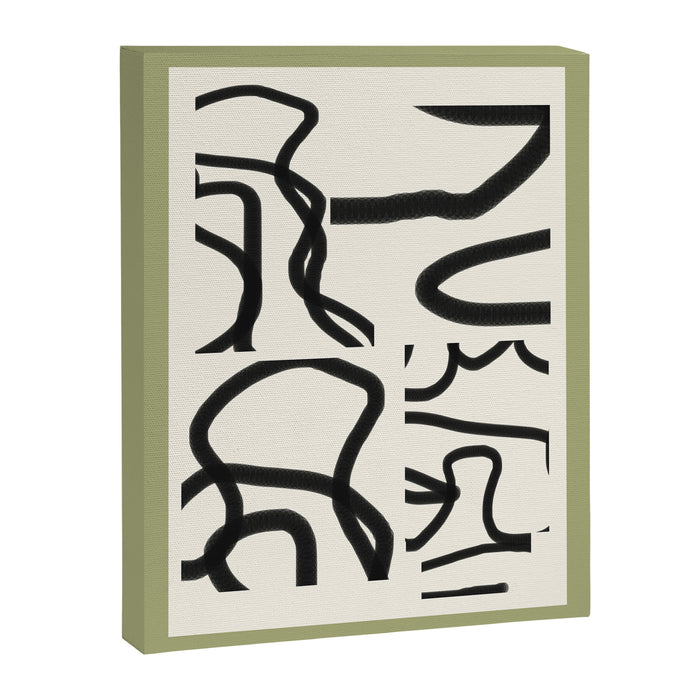 Abstract line art 191 Canvas Print Gallery Image 1