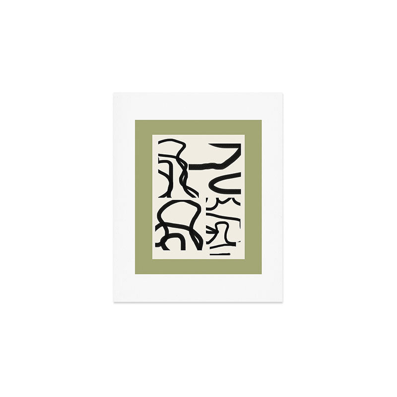 Abstract Line Art 191 Art Print