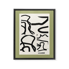 Abstract line art 191 Framed Canvas Print Gallery Image 6