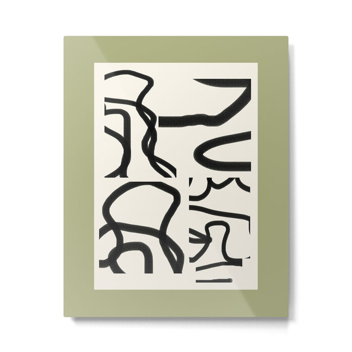 Abstract line art 191 Metal Print Gallery Image 1