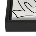 Abstract line art 2 Framed Canvas Print Gallery Image 3