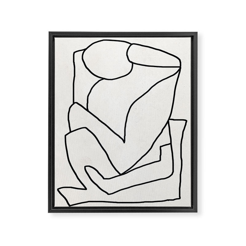 Abstract line art 2 Framed Canvas Print Gallery Image 6