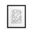 Abstract line art 2 Framed Art Print Gallery Image 4