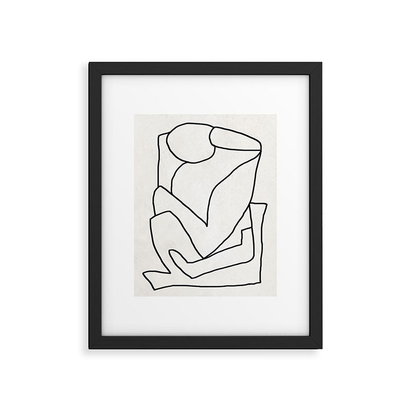 Abstract line art 2 Framed Art Print Gallery Image 5