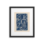 Abstract line art 200 Framed Art Print Gallery Image 5