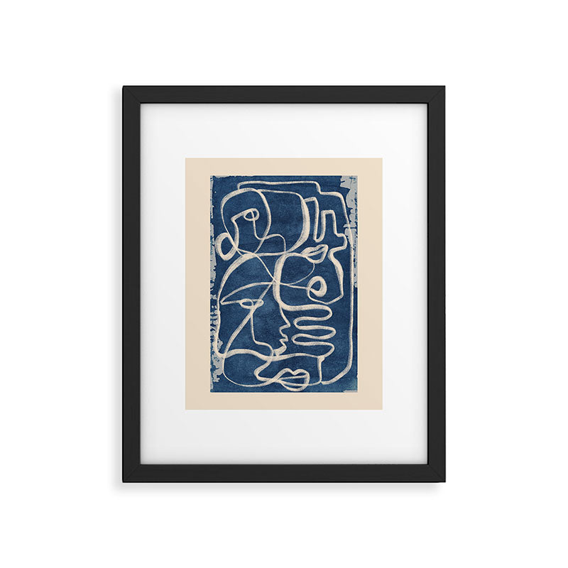 Abstract line art 200 Framed Art Print Gallery Image 5
