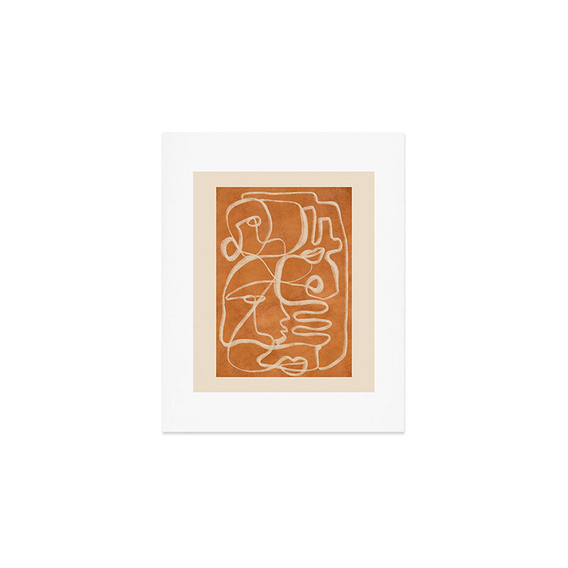 Abstract line art 205 Art Print Gallery Image 1