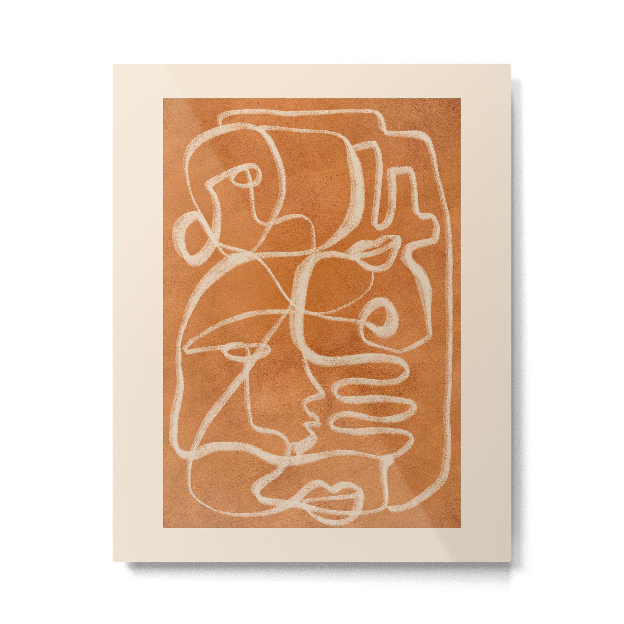 Abstract line art 205 Metal Print Gallery Image 4