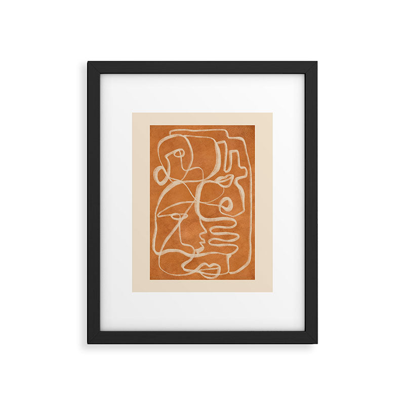 Abstract line art 205 Framed Art Print Gallery Image 5