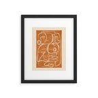 Abstract line art 205 Framed Art Print Gallery Image 5