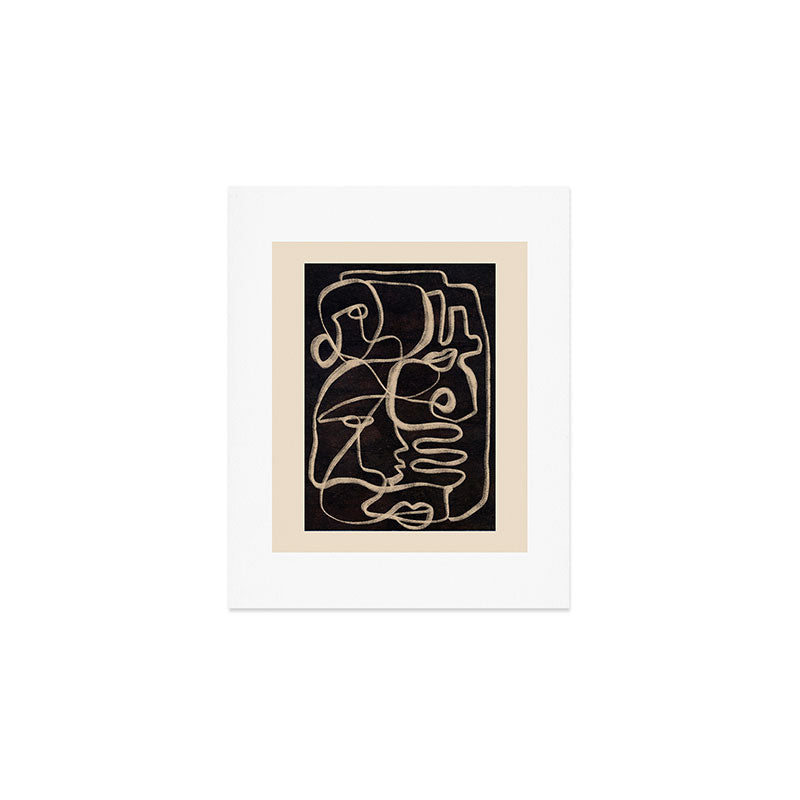 Abstract line art 206 Art Print Gallery Image 1