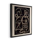 Abstract line art 206 Framed Canvas Print Gallery Image 2