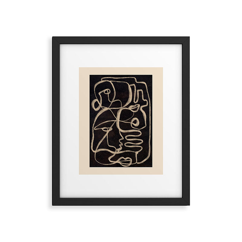 Abstract line art 206 Framed Art Print Gallery Image 5