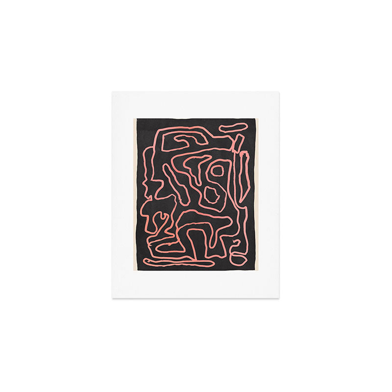 Abstract line art 209 Art Print Gallery Image 1