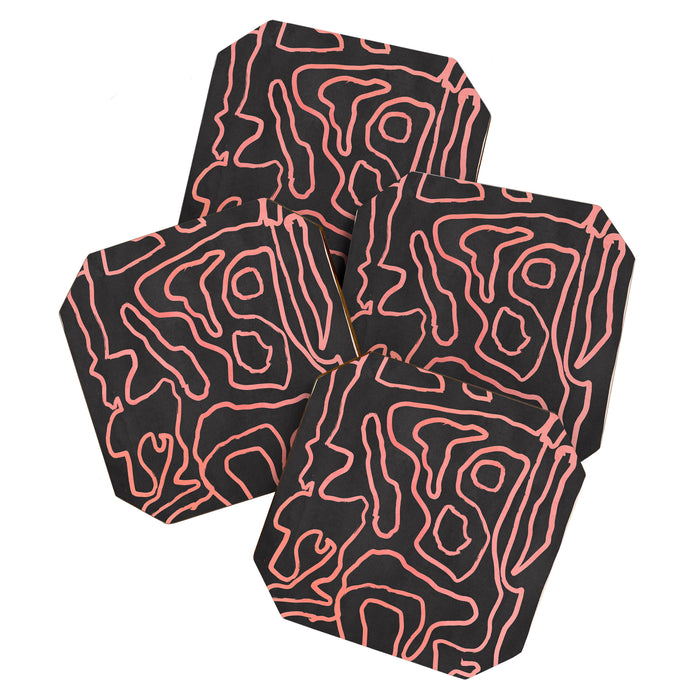 Abstract line art 209 Coaster Gallery Image 1