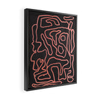 Abstract line art 209 Framed Canvas Print Gallery Image 2