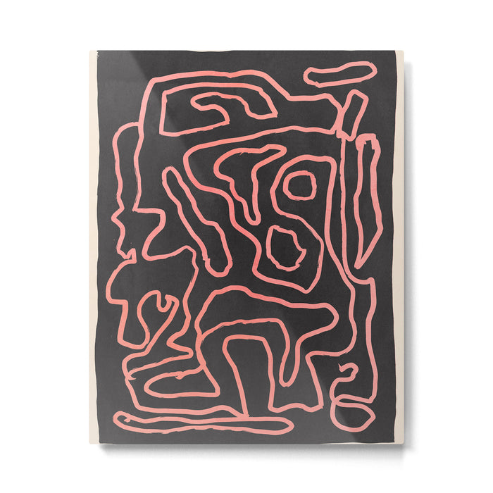 Abstract line art 209 Metal Print Gallery Image 1