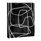 Abstract line art 22 Black And White Canvas Print Gallery Image 6