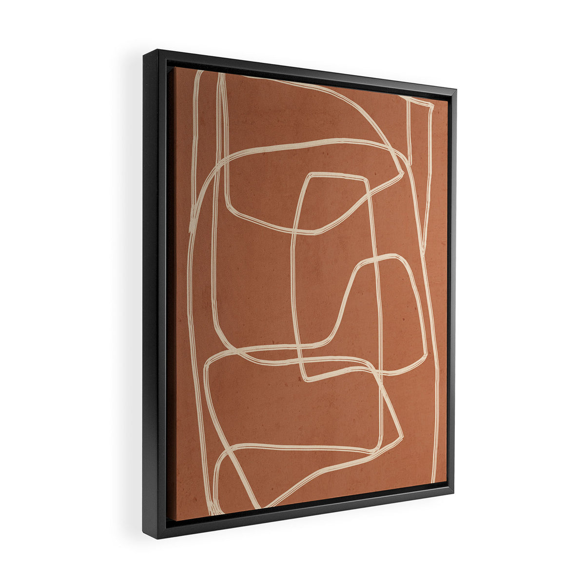 Abstract line art 22 Framed Canvas Print Gallery Image 2