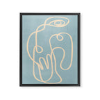 Abstract line art 229 Framed Canvas Print Gallery Image 6