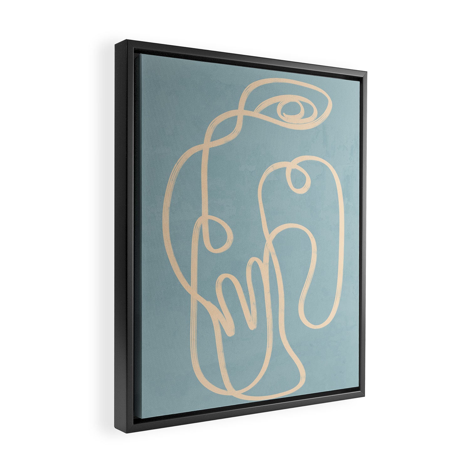 Abstract line art 229 Framed Canvas Print Gallery Image 2