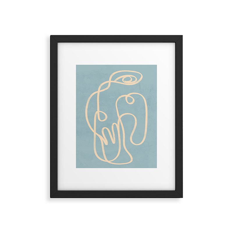 Abstract line art 229 Framed Art Print Gallery Image 5