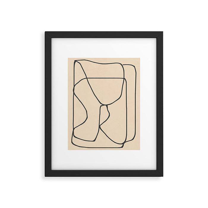 Abstract line art 23 Framed Art Print Gallery Image 1
