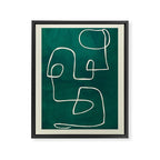 Abstract line art 239 Framed Canvas Print Gallery Image 6