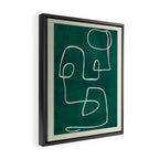 Abstract line art 239 Framed Canvas Print Gallery Image 2
