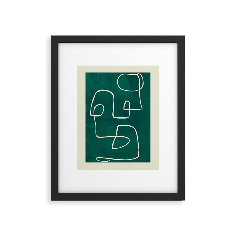 Abstract line art 239 Framed Art Print Gallery Image 5