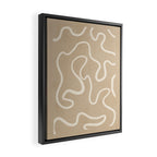 Abstract line art 244 Framed Canvas Print Gallery Image 2