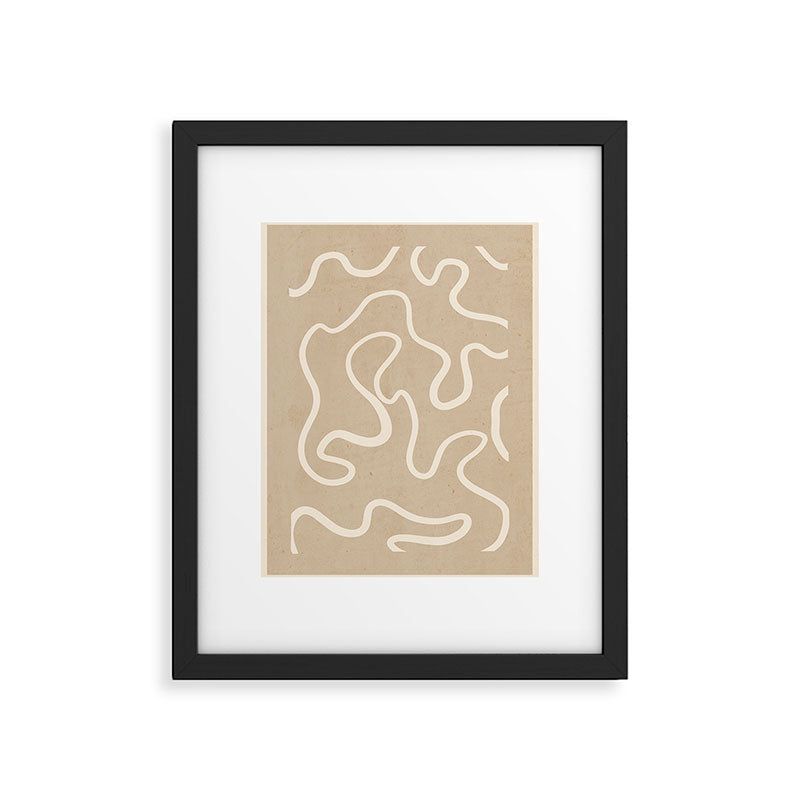 Abstract line art 244 Framed Art Print Gallery Image 5