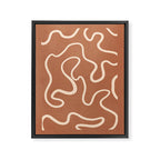 Abstract line art 245 Framed Canvas Print Gallery Image 6