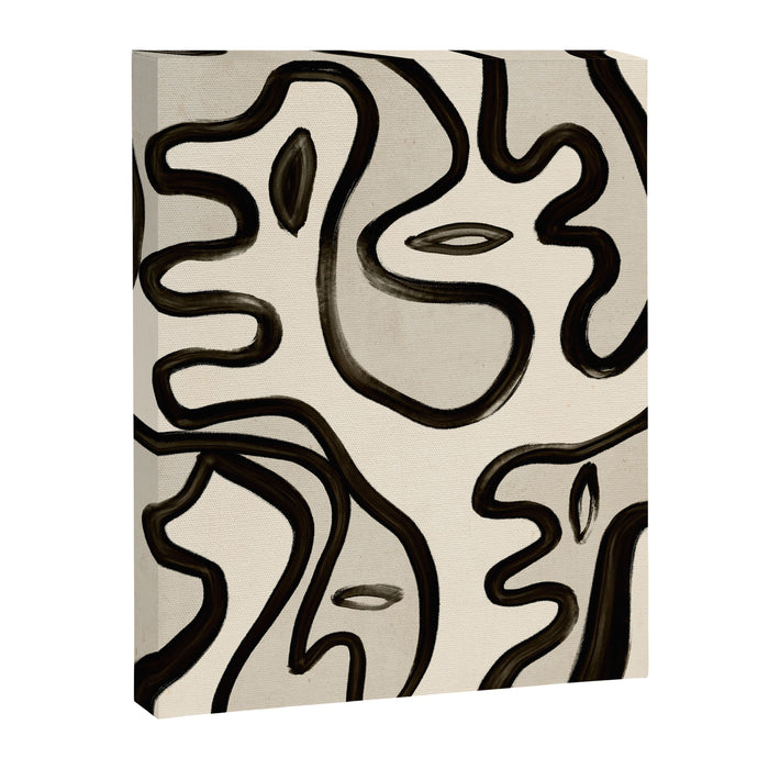 Abstract line art 249 Canvas Print Gallery Image 1