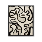 Abstract line art 249 Framed Canvas Print Gallery Image 6