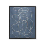 Abstract line art 256 Framed Canvas Print Gallery Image 6