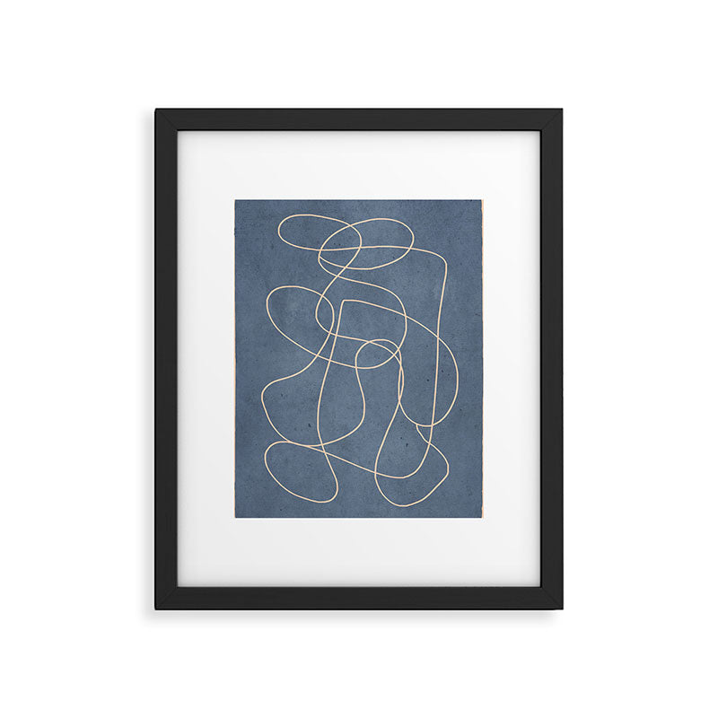 Abstract line art 256 Framed Art Print Gallery Image 5