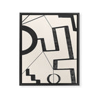 Abstract line art 29 Framed Canvas Print Gallery Image 6