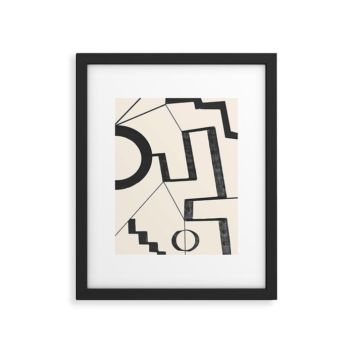 Abstract line art 29 Framed Art Print Gallery Image 1