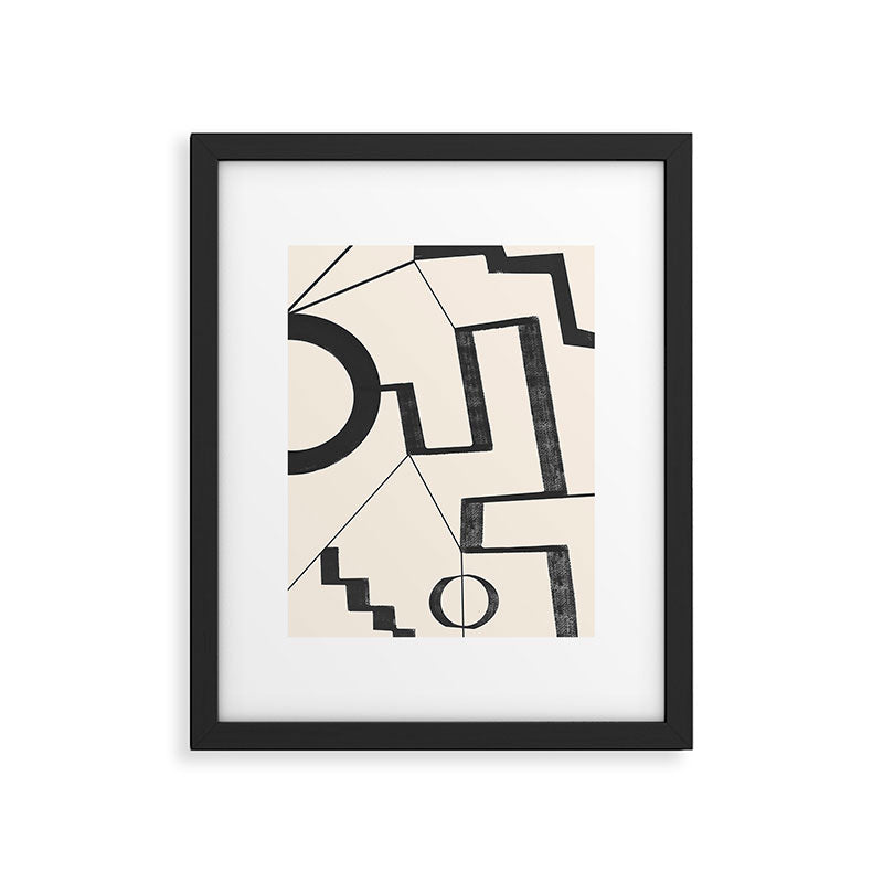 Abstract line art 29 Framed Art Print Gallery Image 5