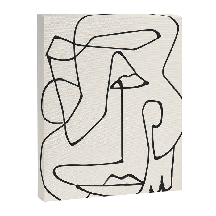 Abstract line art 36 Canvas Print Gallery Image 1