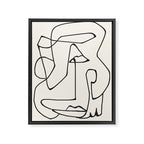 Abstract line art 36 Framed Canvas Print Gallery Image 6
