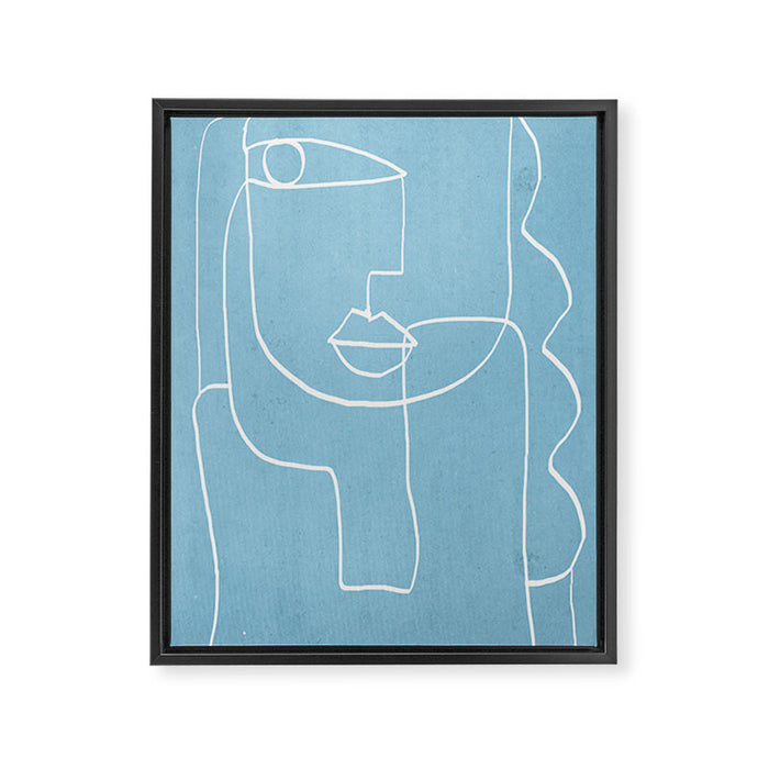Abstract line art 38 Framed Canvas Print Gallery Image 1