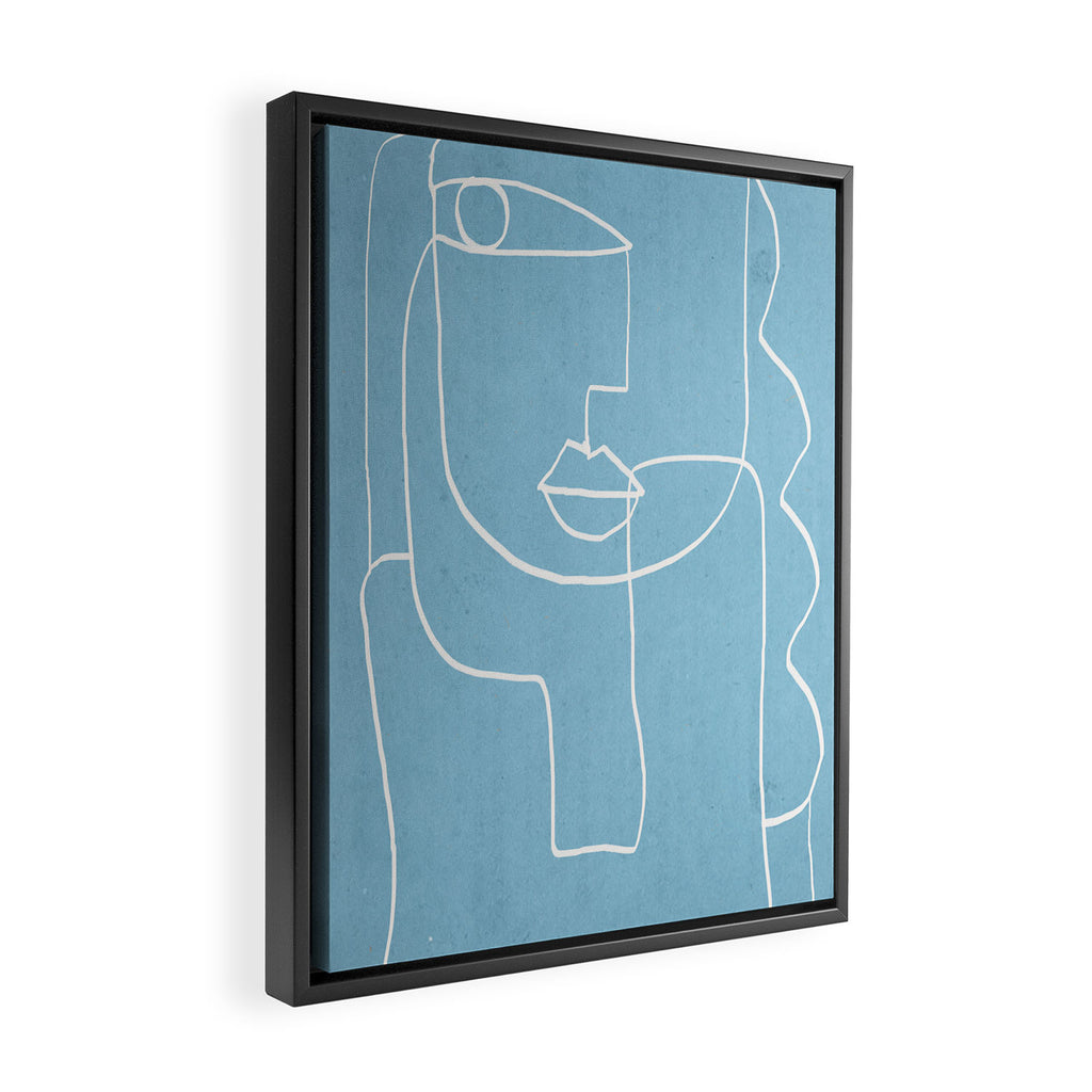 Abstract line art 38 Framed Canvas Print Gallery Image 2