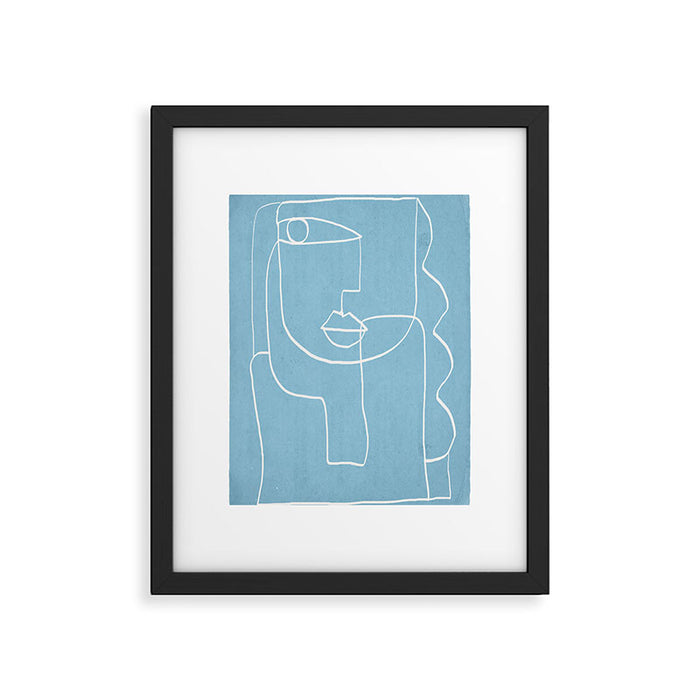 Abstract line art 38 Framed Art Print Gallery Image 1