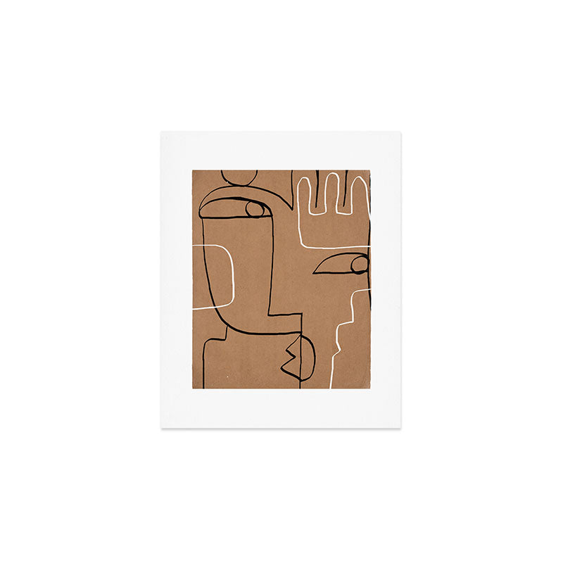 Abstract Line Art 40 Art Print