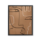 Abstract line art 40 Framed Canvas Print Gallery Image 6
