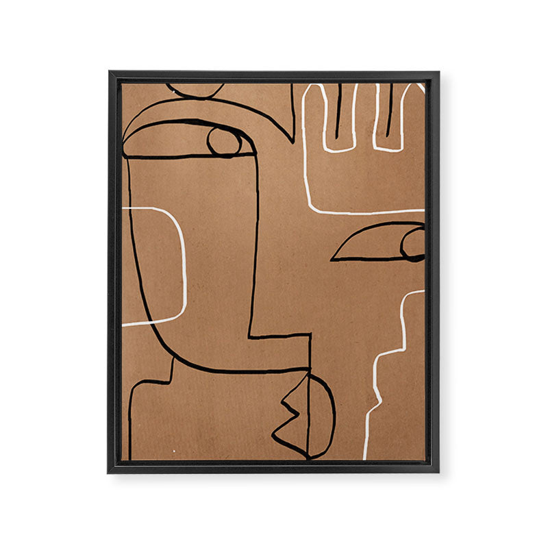 Abstract line art 40 Framed Canvas Print Gallery Image 6
