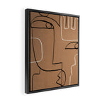Abstract line art 40 Framed Canvas Print Gallery Image 2